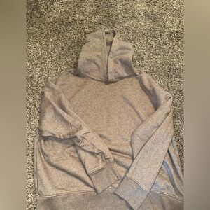 American Eagle Outfitters Taupe Hooded Pullover Sweatshirt